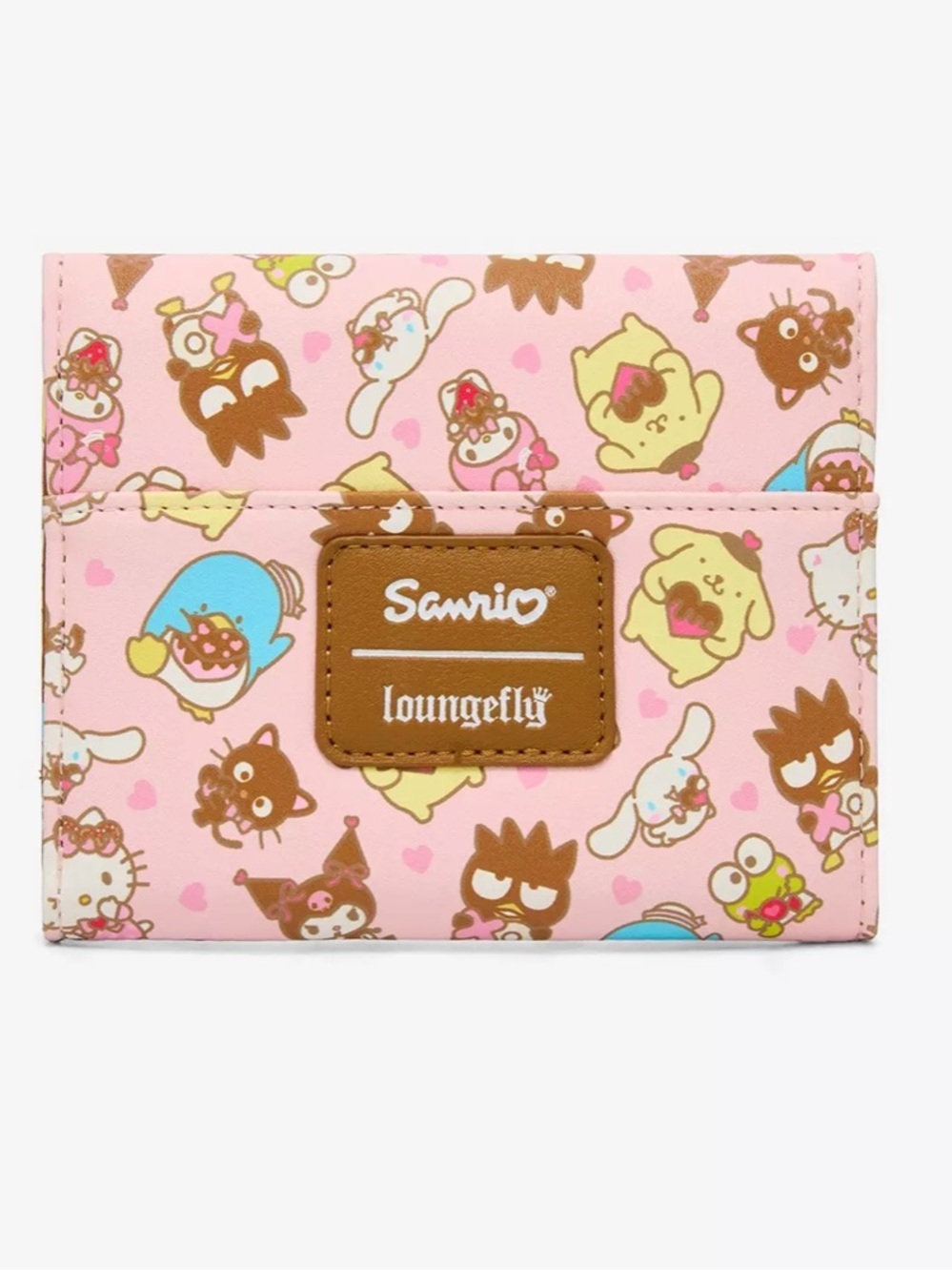Loungefly Pink Hello Kitty Characters Mini Flap Wallet